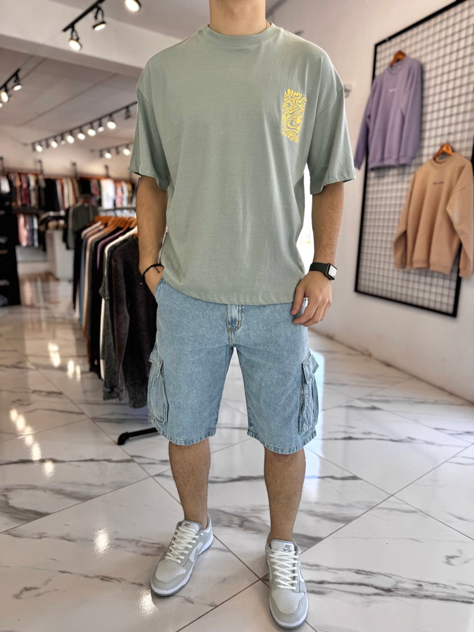 Bermuda jean cargo "Brooklyn"