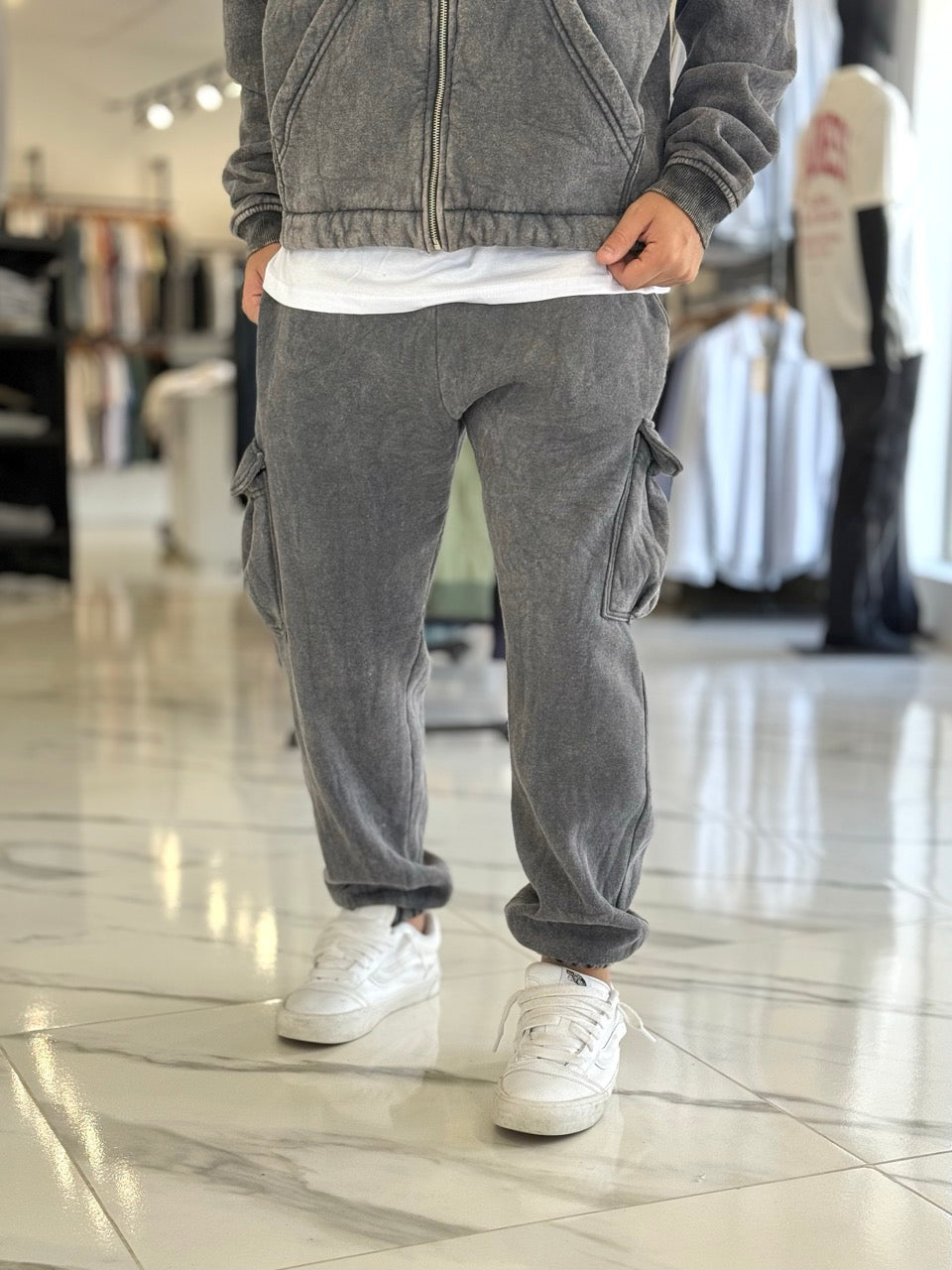 Babucha cargo oversize washed