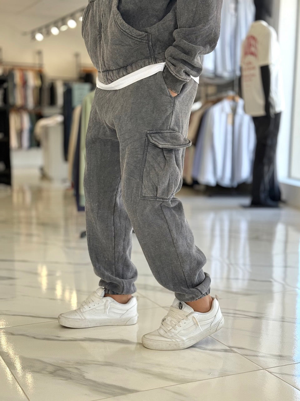 Babucha cargo oversize washed