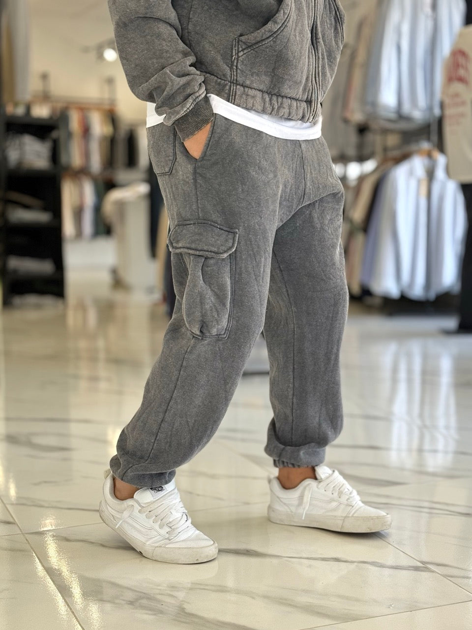 Babucha cargo oversize washed