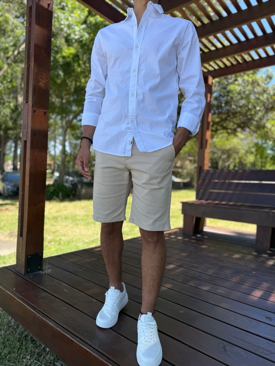 Camisa clásica blanca