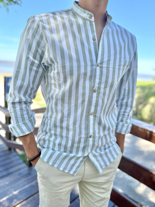 Camisa mao raya verde