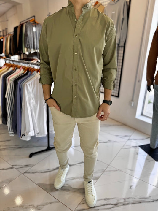 Camisa mao verde militar