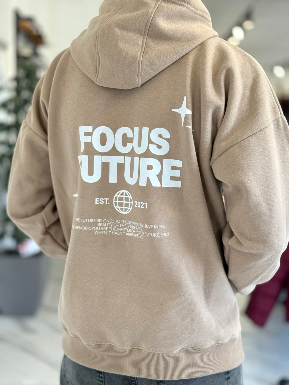 Canguro oversize tostado "focus"