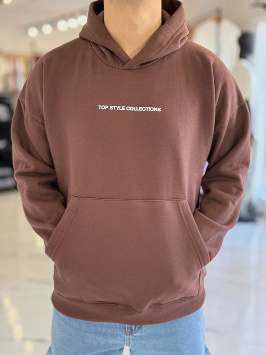 Canguro oversize chocolate "hope"