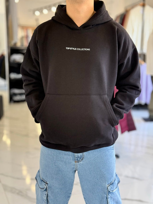 Canguro oversize negro "story"