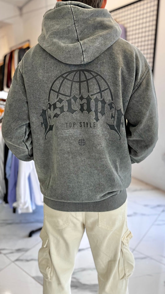 Canguro oversize gastado "escape"