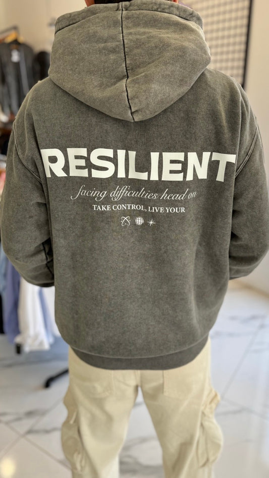 Canguro oversize gastado "resilient"