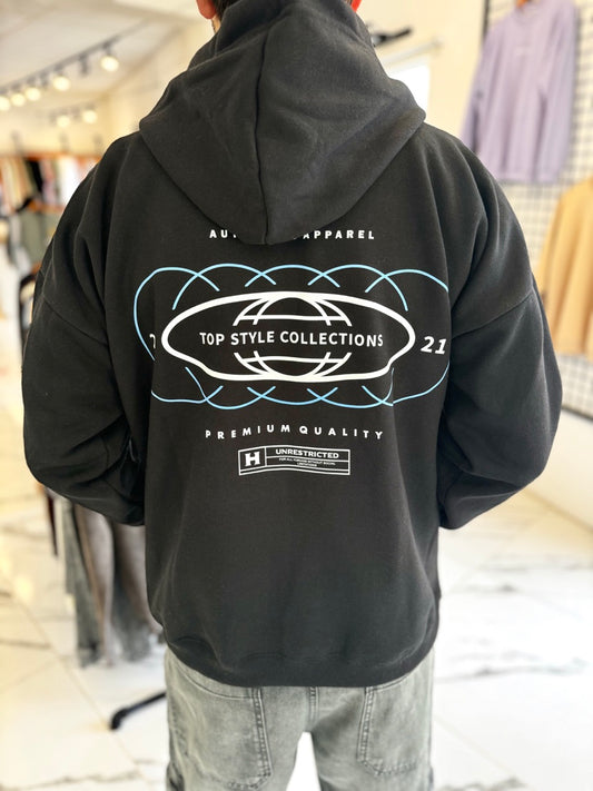 Canguro oversize negro "collections"