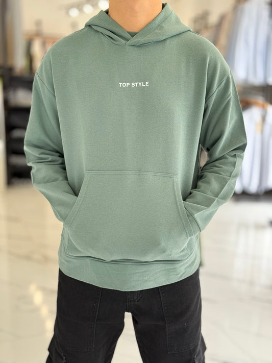 Canguro oversize verde "resilient"