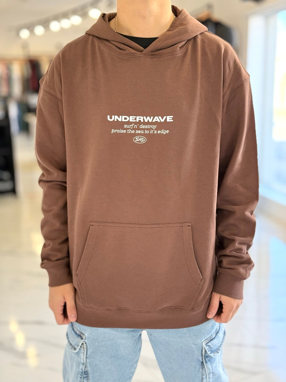 Canguro oversize "villarino" marrón