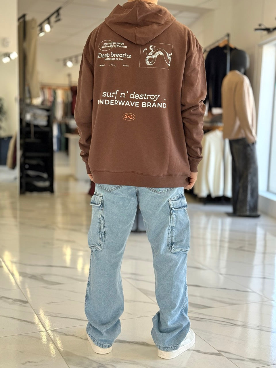 Canguro oversize "villarino" marrón