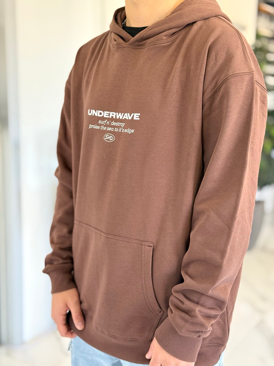 Canguro oversize "villarino" marrón