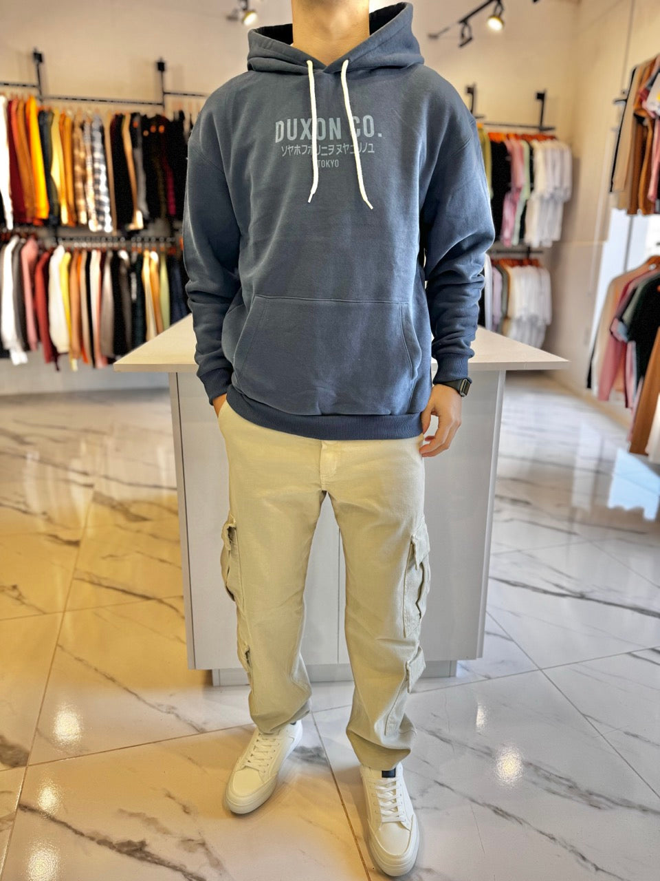 Canguro oversize "tokyo" azul