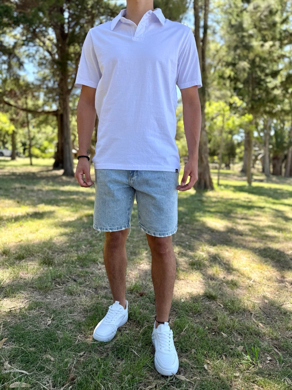 Remera chomba blanca