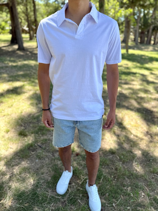 Remera chomba blanca