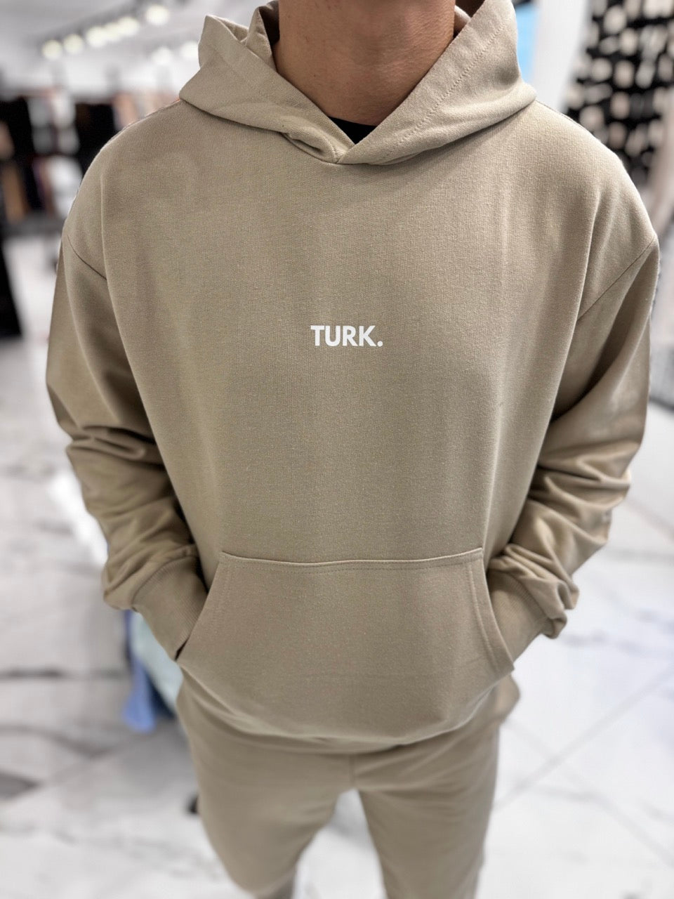 Conjunto jogging beige