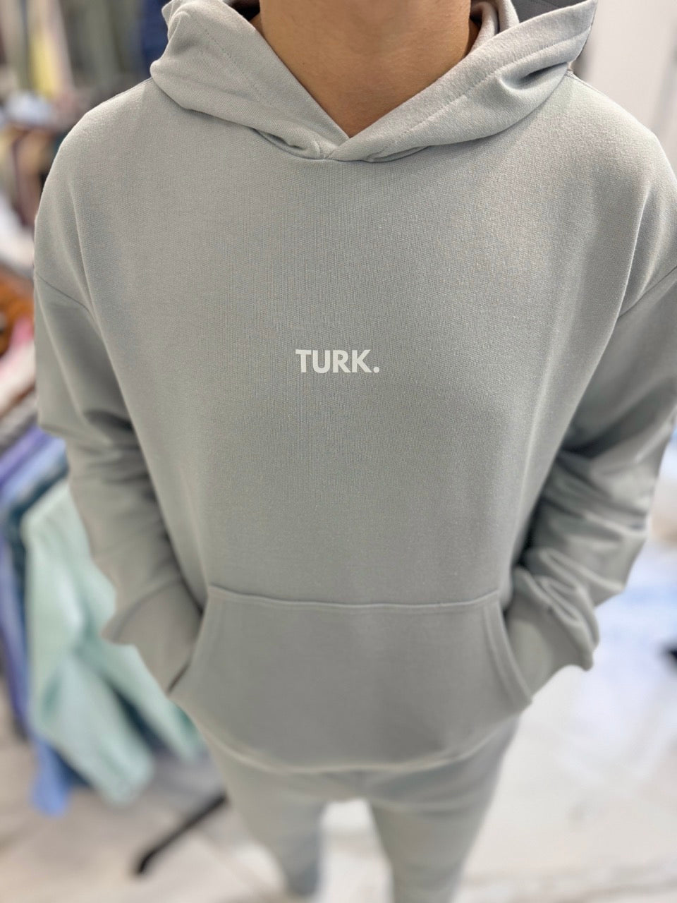 Conjunto jogging celeste claro