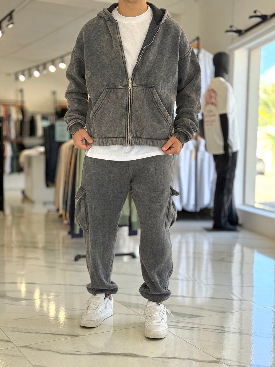 Babucha cargo oversize washed