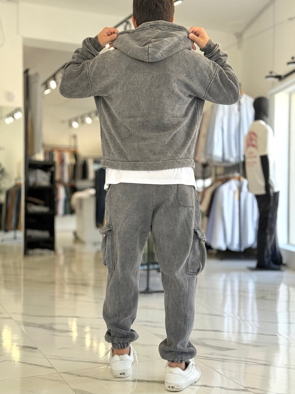 Babucha cargo oversize washed