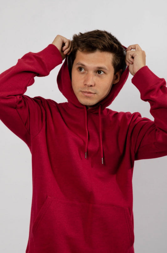 Canguro con felpa rojo