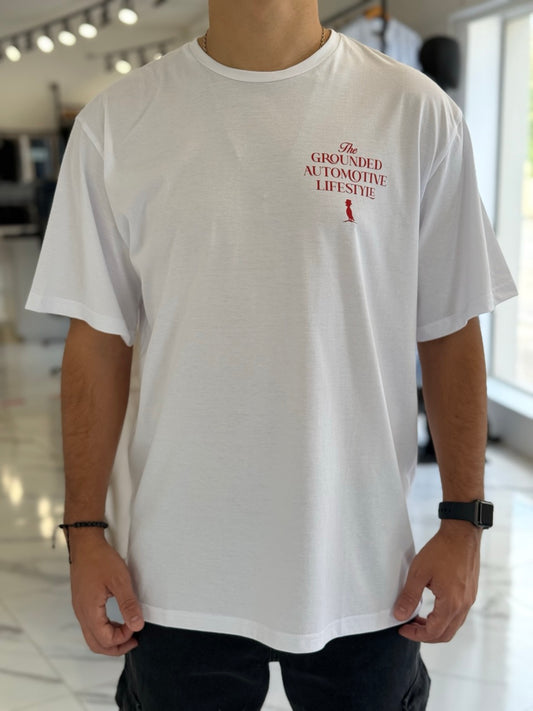 Remera oversize “Grounded”