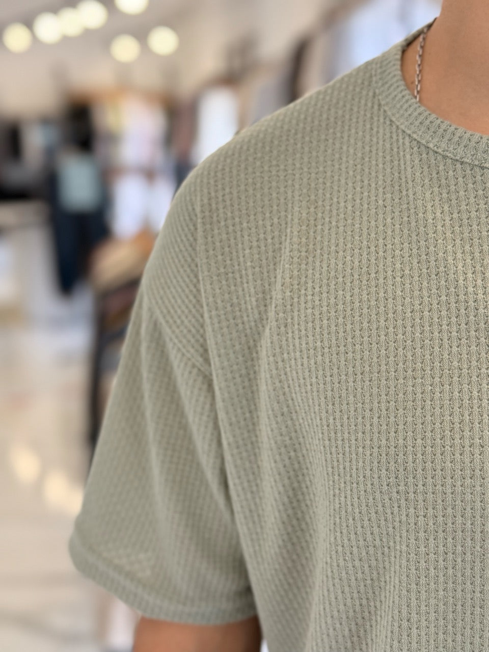 Remera oversize de punto