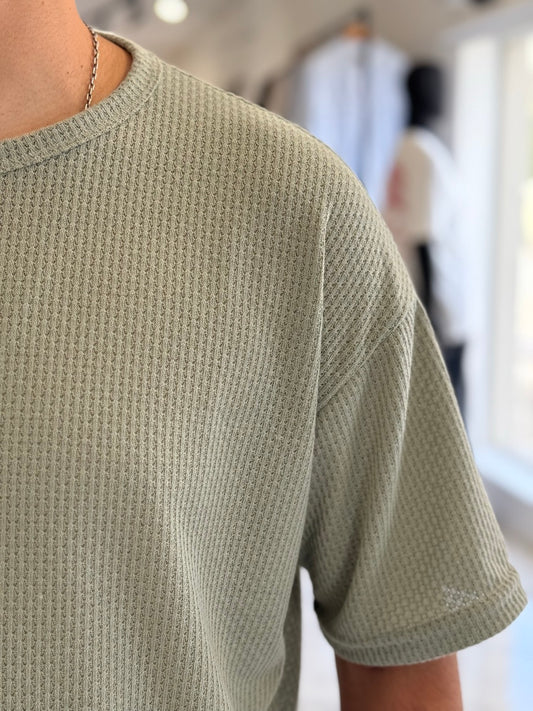 Remera oversize de punto