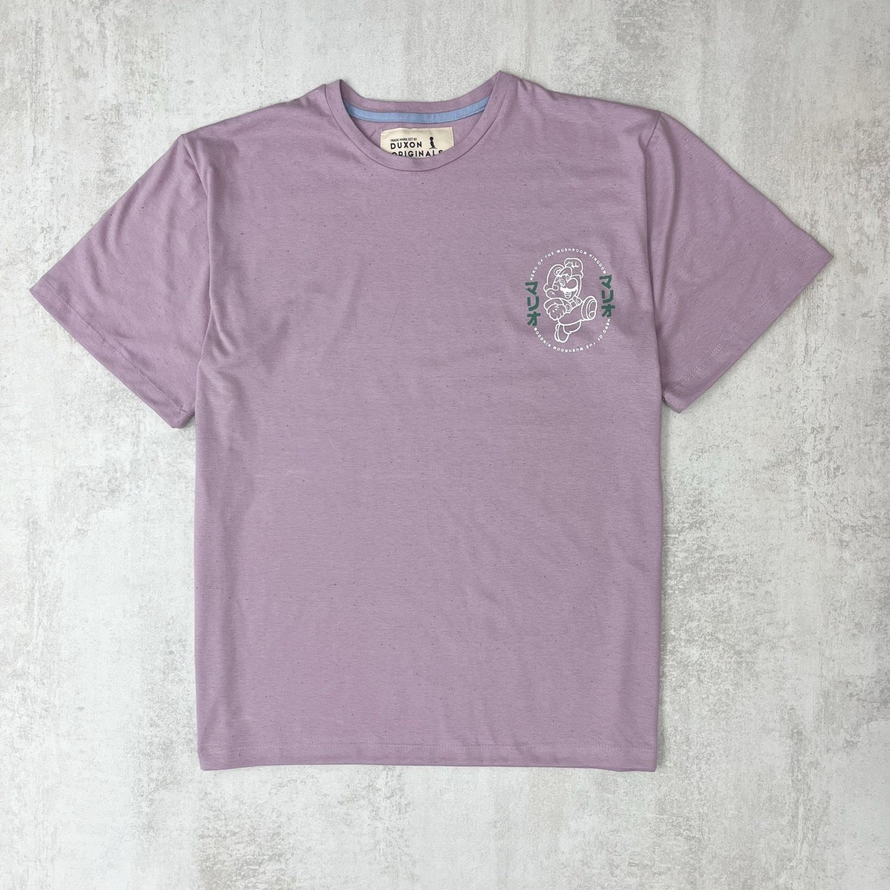 Remera oversize violeta “Mario bros”