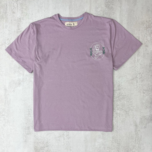 Remera oversize violeta “Mario bros”