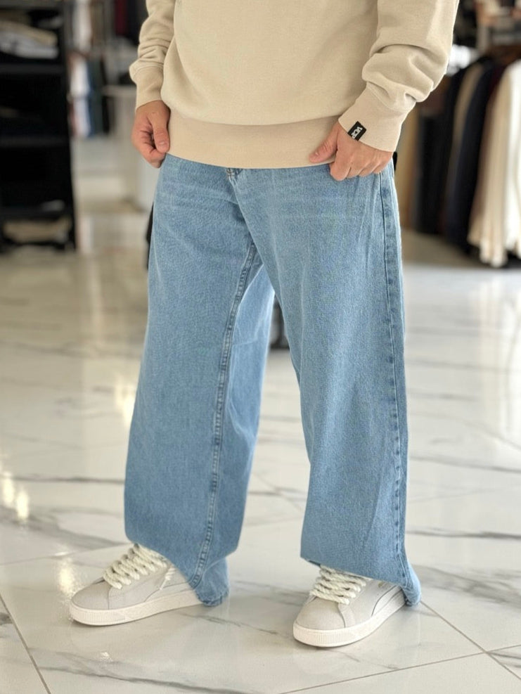 Super baggy "Dallas" celeste