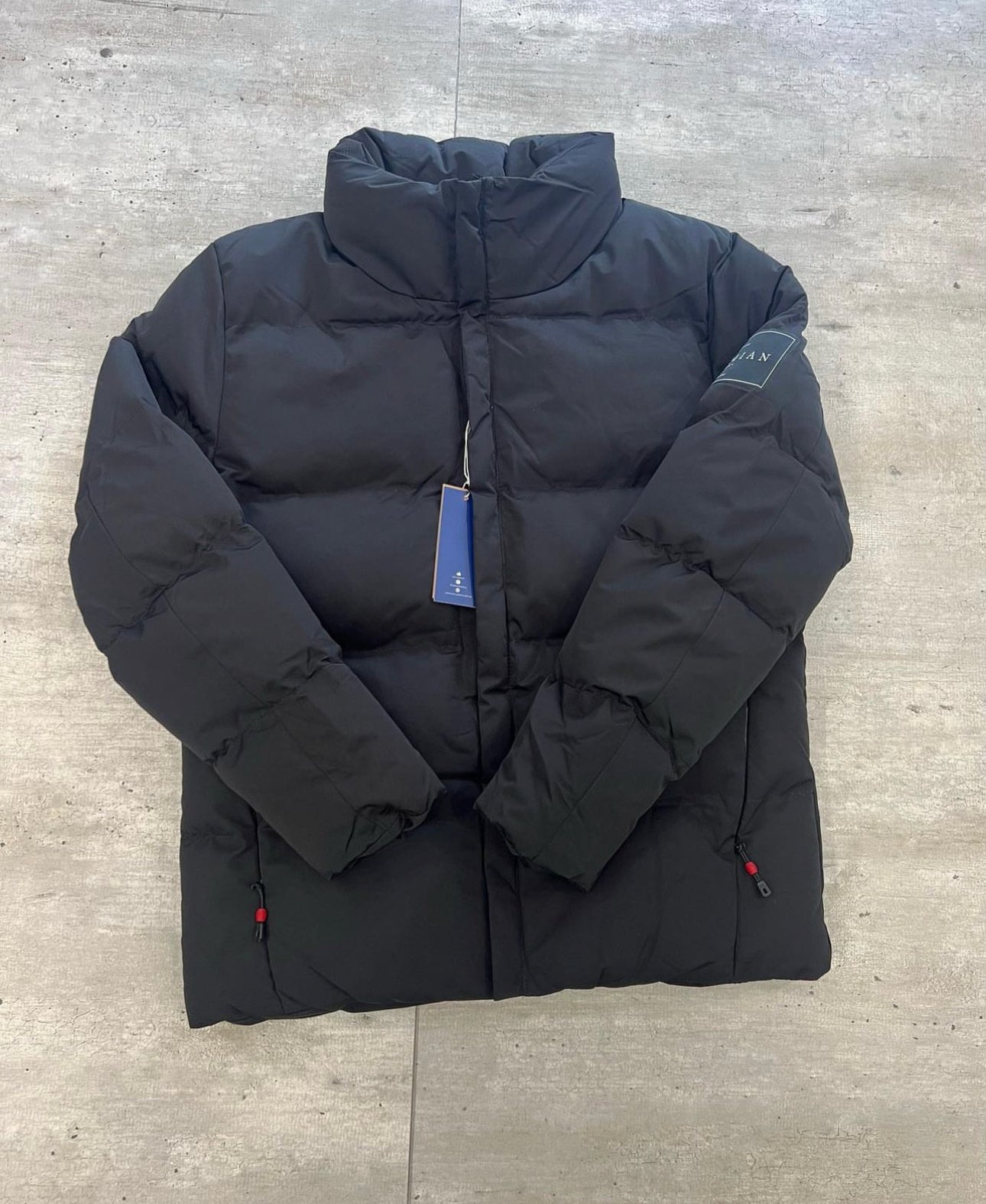 Campera puffer negra