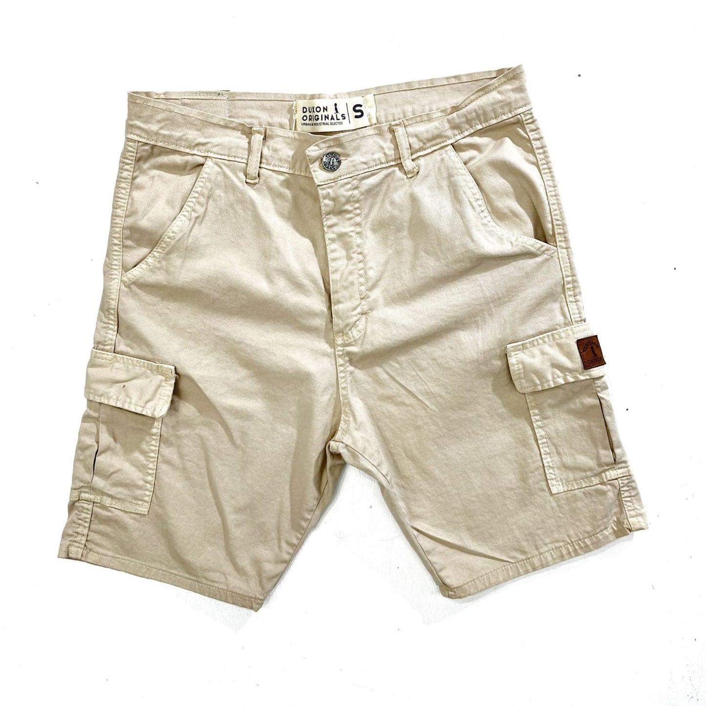 Bermuda gabardina cargo