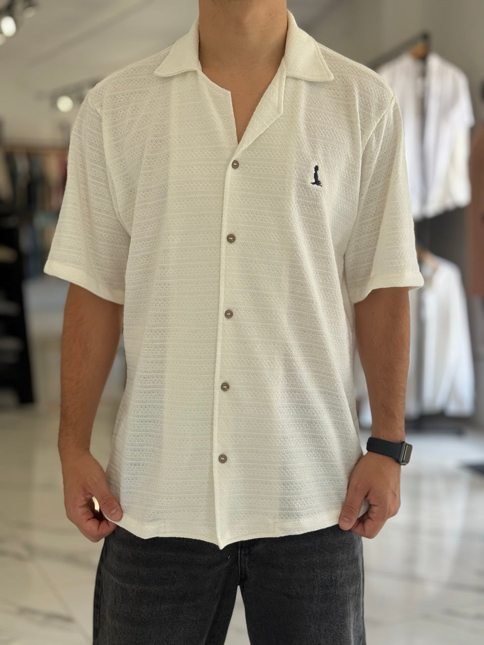 Camisa tejida "Tulum"