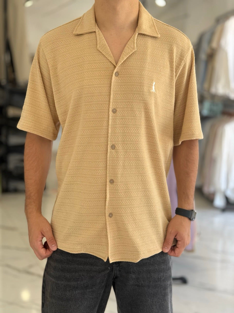 Camisa tejida "Tulum"