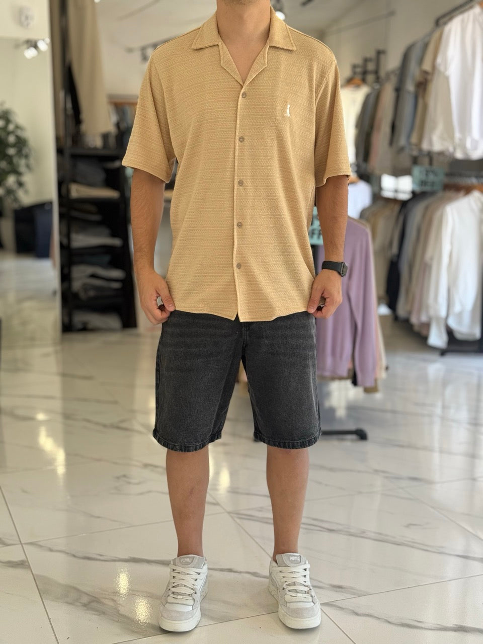Camisa tejida "Tulum"