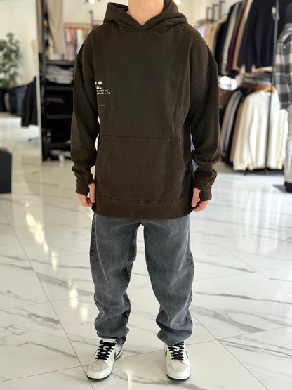 Canguro oversize chocolate "Hereal"