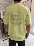 Remera oversize pera "Waves"