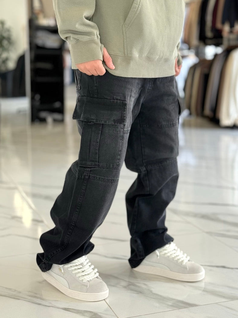 Baggy cargo "Darth" negro