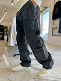 Baggy cargo jean VII óxido