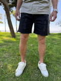 Bermuda jogger rajada
