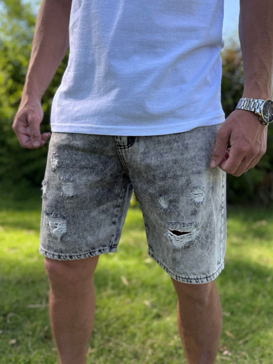 Bermuda jean rajada
