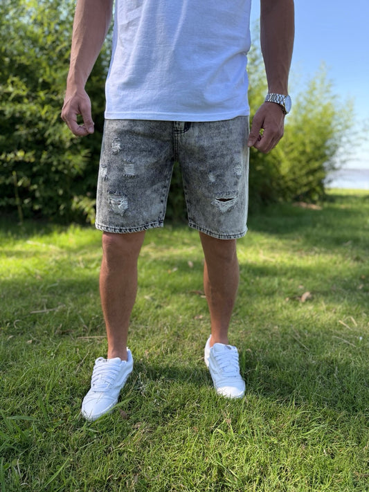 Bermuda jean rajada