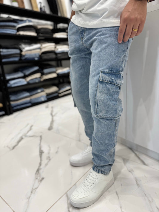 Boyfriend cargo jean