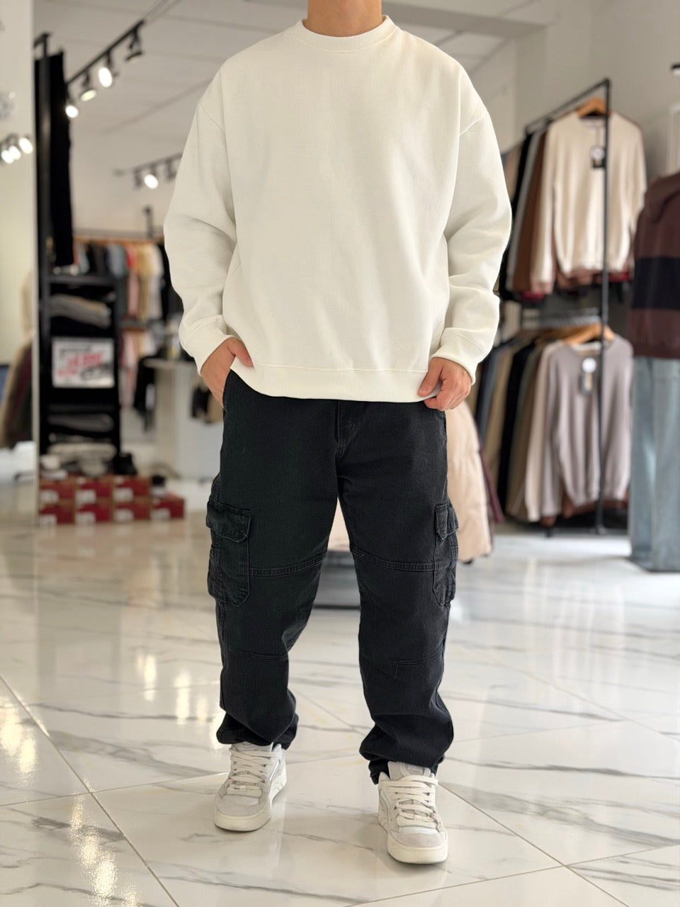 Buzo oversize liso