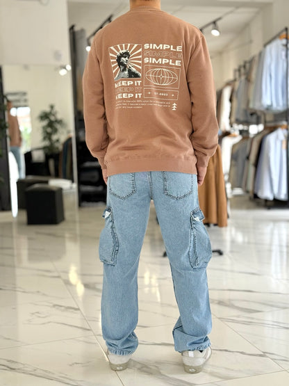 Buzo camel "simple"
