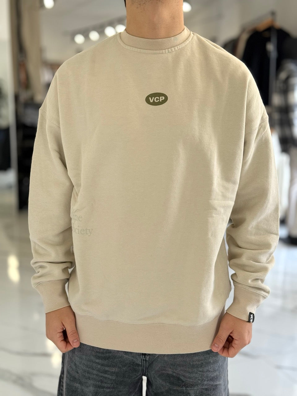 Buzo oversize "nova wine" beige