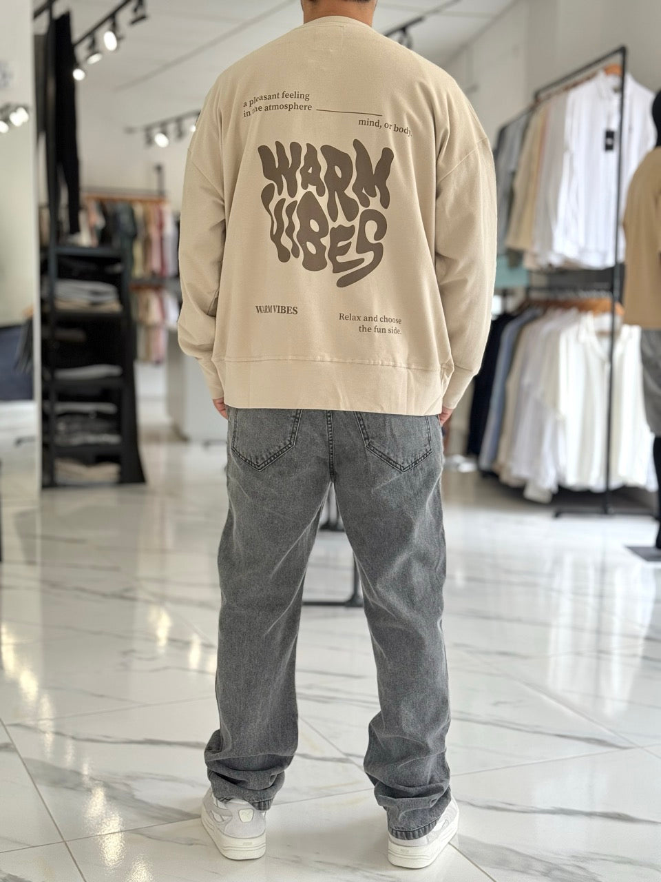Buzo oversize "Warm Vibes"