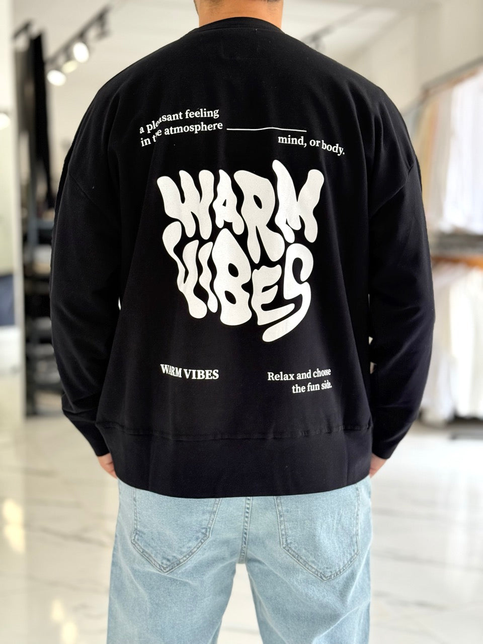 Buzo oversize "Warm Vibes"