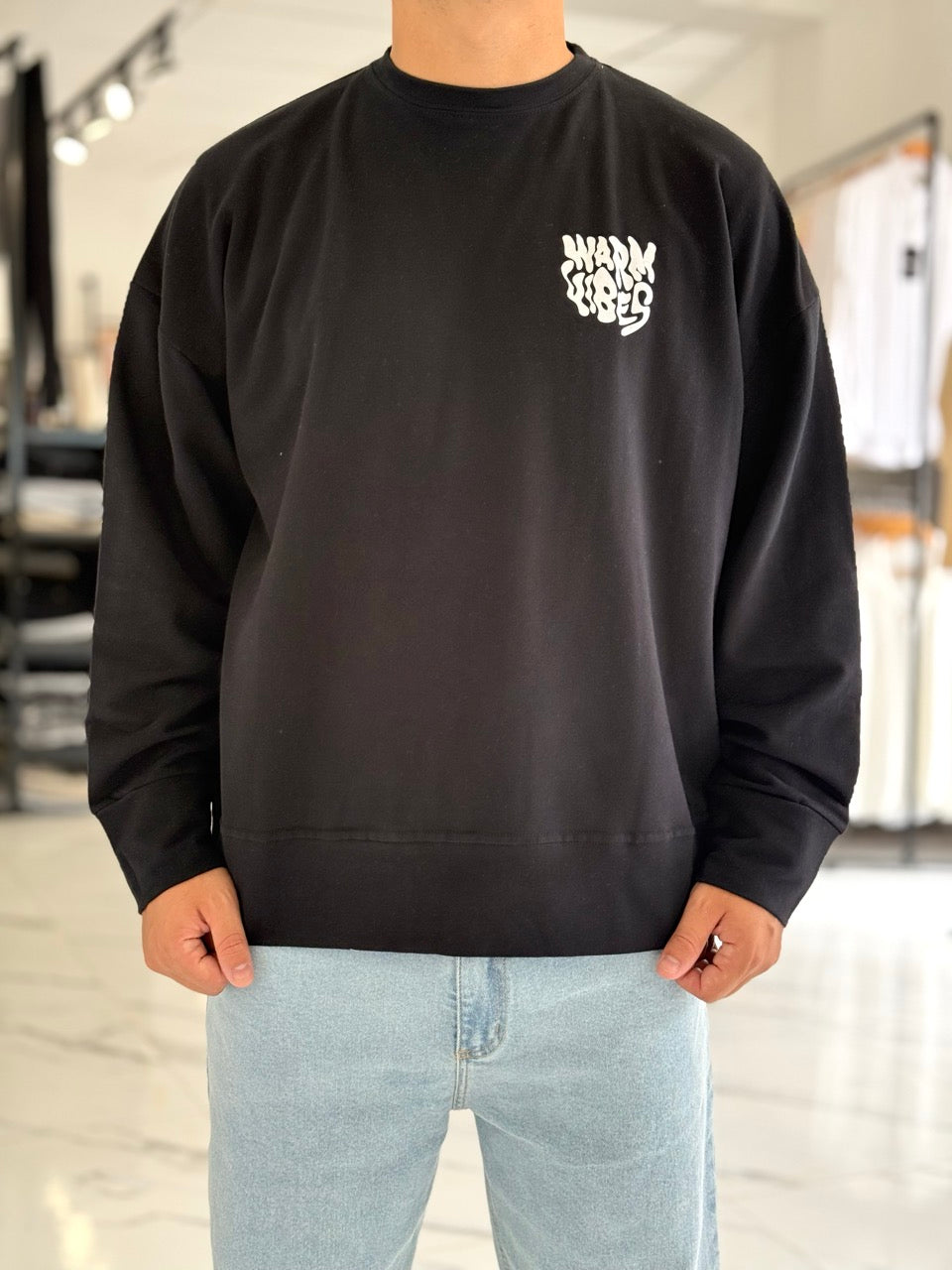 Buzo oversize "Warm Vibes"